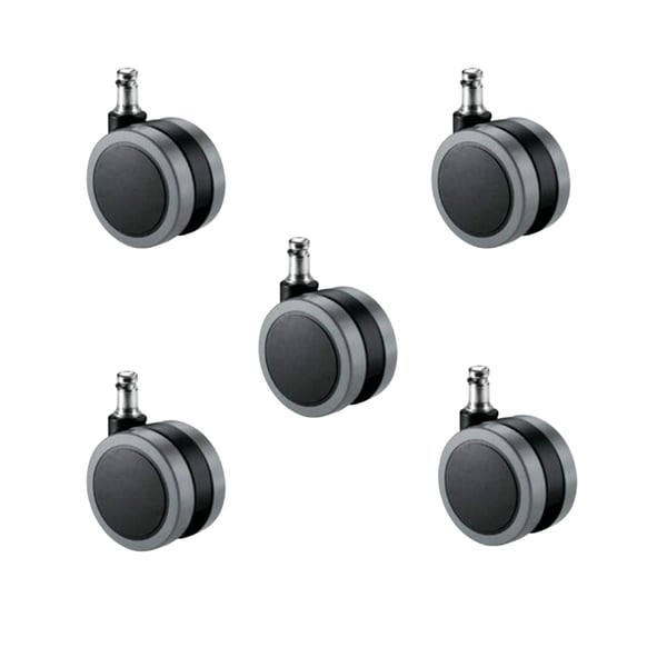 Rodas nylon 65 mm macia. Pack 5 uds.